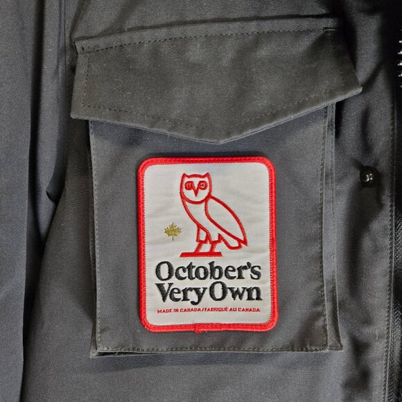 Canada Goose October's Very Own Men's Parka Jacket Black - Size XS (400MOV) - Picture 2 of 13